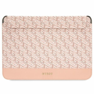 Originalus dėklas Guess GUCS14HGCFSEP 14  case - rožinis GCube Stripes