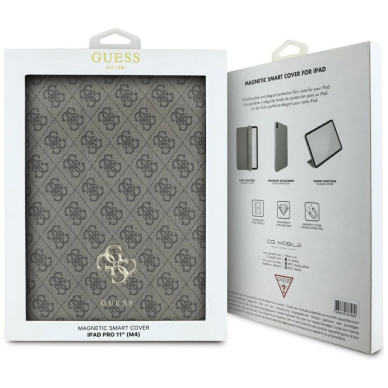 Guess GUFC11PM24PS4SGW iPad Pro 11&quot; 2024 Rudas Magnetinis 4G Big Logo 5