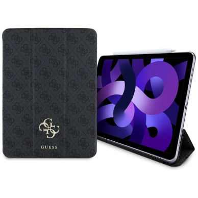 Guess GUFC11RM24PS4SGK iPad Air 11" 2024 Juodas/Juodas Magnetinis 4G Big Logo