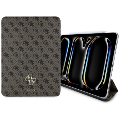Guess GUFC13PM24PS4SGW iPad Pro 13&quot; 2024 Rudas Magnetinis 4G Big Logo