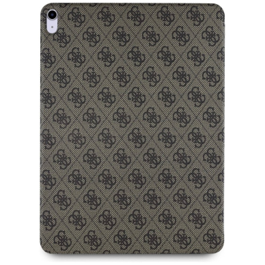 iPad Air 13" 2024 – Guess GUFC13RM24PS4SGW magnetinis dėklas su 4G logotipu - Rudas 1