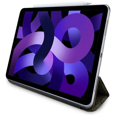 iPad Air 13" 2024 – Guess GUFC13RM24PS4SGW magnetinis dėklas su 4G logotipu - Rudas 3