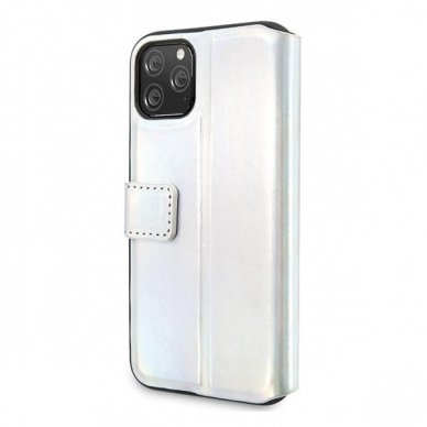 Originalus Atverčiamas Guess Dėklas Guflbkn65Bld Iphone 11 Pro Max Sidabrinis Iridescent 4