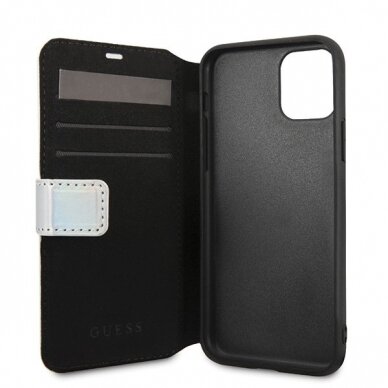 Originalus Atverčiamas Guess Dėklas Guflbkn65Bld Iphone 11 Pro Max Sidabrinis Iridescent 2 Originalus Atverčiamas Guess Dėklas Guflbkn65Bld Iphone 11 Pro Max Sidabrinis Iridescent 2