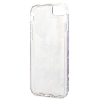 Dėklas Guess Flower Liquid Glitter GUHCI8LFLSU iPhone SE 2022 / SE 2020/7/8 Purpurinis 14 Dėklas Guess Flower Liquid Glitter GUHCI8LFLSU iPhone SE 2022 / SE 2020/7/8 Purpurinis 14