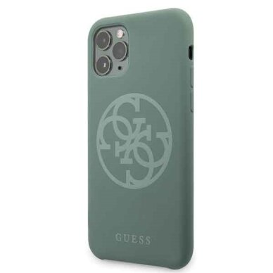 Originalus Guess Dėklas Guhcn58Ls4Gka Iphone 11 Pro Chaki Silicone 4G Tone On Tone 1 Originalus Guess Dėklas Guhcn58Ls4Gka Iphone 11 Pro Chaki Silicone 4G Tone On Tone 1