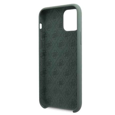 Originalus Guess Dėklas Guhcn58Ls4Gka Iphone 11 Pro Chaki Silicone 4G Tone On Tone  3