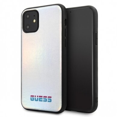 Originalus Guess Dėklas Guhcn65Bld Iphone 11 Pro Max Sidabrinis Hard Case Iridescent Originalus Guess Dėklas Guhcn65Bld Iphone 11 Pro Max Sidabrinis Hard Case Iridescent