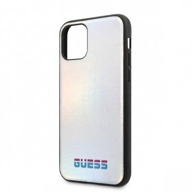 Originalus Guess Dėklas Guhcn65Bld Iphone 11 Pro Max Sidabrinis Hard Case Iridescent 1