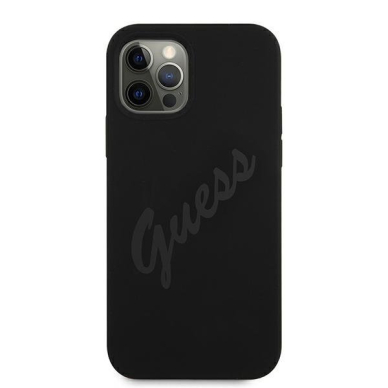 Dėklas Guess GUHCP12LLSVSBK Script Vintage iPhone 12 Pro Max 6,7" Juodas 2 Dėklas Guess GUHCP12LLSVSBK Script Vintage iPhone 12 Pro Max 6,7" Juodas 2