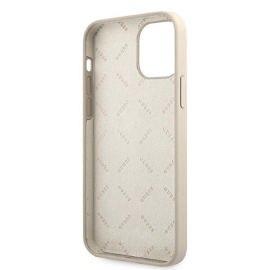 Dėklas Guess GUHCP12LLSVSGP Silicone Vintage iPhone 12 Pro Max 6,7" pilkas-rožinis 6 Dėklas Guess GUHCP12LLSVSGP Silicone Vintage iPhone 12 Pro Max 6,7" pilkas-rožinis 6