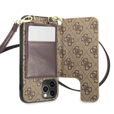 Guess GUHCP12MCB4GB iPhone 12/12 Pro 6.1 "Rudas / Rudas hardcase 4G Crossbody Cardslot 3