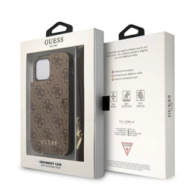 Guess GUHCP12MCB4GB iPhone 12/12 Pro 6.1 "Rudas / Rudas hardcase 4G Crossbody Cardslot 6