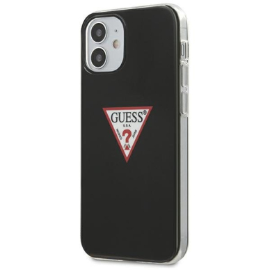 Dėklas Guess Originalus GUHCP12SPCUCTLBK iPhone 12 5,4" juodas 1 Dėklas Guess Originalus GUHCP12SPCUCTLBK iPhone 12 5,4" juodas 1