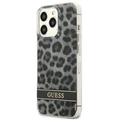 Dėklas Guess GUHCP13LHSLEOK iPhone 13 Pro Leopard Pilkas 1 Dėklas Guess GUHCP13LHSLEOK iPhone 13 Pro Leopard Pilkas 1