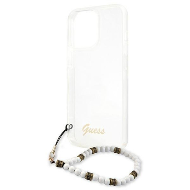 Dėklas Guess GUHCP13LKPSWH iPhone 13 Pro / 13 White Pearl 5 Dėklas Guess GUHCP13LKPSWH iPhone 13 Pro / 13 White Pearl 5