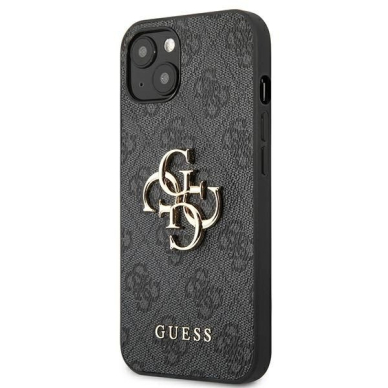 Guess GUHCP13M4GMGGR iPhone 13 / 14 / 15 6.1&quot; Pilkas/Pilkas hardcase 4G Big Metal Logo 1