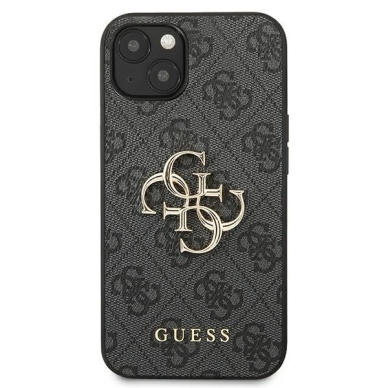 Guess GUHCP13M4GMGGR iPhone 13 / 14 / 15 6.1&quot; Pilkas/Pilkas hardcase 4G Big Metal Logo 2