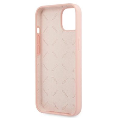 Dėklas Guess GUHCP13MLS4GWPI iPhone 13 6,1" rožinis 6