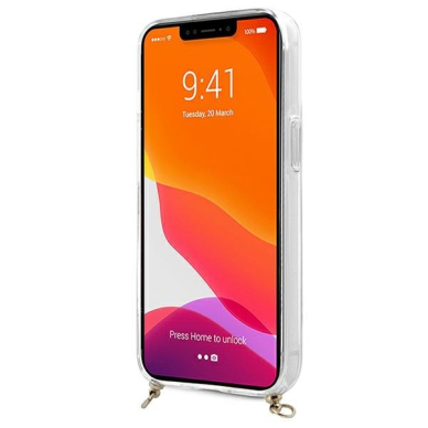 Originalus Guess dėklas GUHCP13SKC4GBGO iPhone 13 mini 5,4 Permatomas 4G Brown Strap Gold Chain 4 Originalus Guess dėklas GUHCP13SKC4GBGO iPhone 13 mini 5,4 Permatomas 4G Brown Strap Gold Chain 4