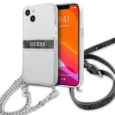 Dėklas Guess GUHCP13SKC4GBSI iPhone 13 mini skaidrus Dėklas Guess GUHCP13SKC4GBSI iPhone 13 mini skaidrus