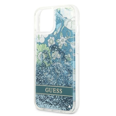 Originalus dėklas Guess GUHCP13SLFLSN iPhone 13 mini Flower Liquid Glitter 13 Originalus dėklas Guess GUHCP13SLFLSN iPhone 13 mini Flower Liquid Glitter 13