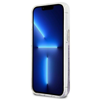 Dėklas Guess Flower Liquid Glitter GUHCP13SLFLSU iPhone 13 mini Violetinis 4 Dėklas Guess Flower Liquid Glitter GUHCP13SLFLSU iPhone 13 mini Violetinis 4