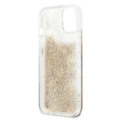 Originalus Guess dėklas GUHCP13SLGPEGO iPhone 13 mini 5,4" Auksinis Peony Liquid Glitter 5 Originalus Guess dėklas GUHCP13SLGPEGO iPhone 13 mini 5,4" Auksinis Peony Liquid Glitter 5