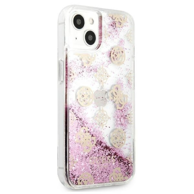 Originalus Guess dėklas GUHCP13SLGPEPI iPhone 13 mini 5,4" Rožinis Peony Liquid Glitter 3 Originalus Guess dėklas GUHCP13SLGPEPI iPhone 13 mini 5,4" Rožinis Peony Liquid Glitter 3
