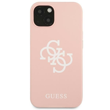 Dėklas Guess GUHCP13SLS4GWPI iPhone 13 mini 5,4" Rožinis 2 Dėklas Guess GUHCP13SLS4GWPI iPhone 13 mini 5,4" Rožinis 2