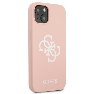 Dėklas Guess GUHCP13SLS4GWPI iPhone 13 mini 5,4" Rožinis 3 Dėklas Guess GUHCP13SLS4GWPI iPhone 13 mini 5,4" Rožinis 3