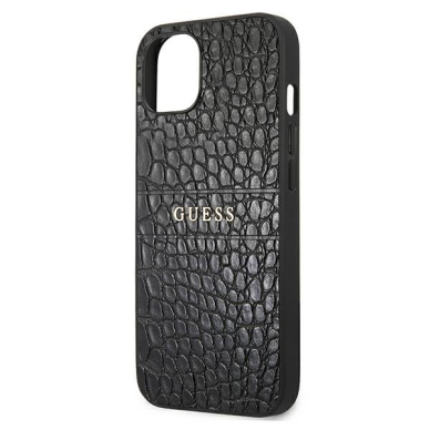 Akcija! Originalus Guess dėklas GUHCP13SPCRBBK iPhone 13 mini 5,4" Juodas Croco Strap Collection 5 Akcija! Originalus Guess dėklas GUHCP13SPCRBBK iPhone 13 mini 5,4" Juodas Croco Strap Collection 5