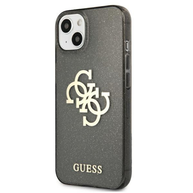 Originalus Guess dėklas GUHCP13SPCUGL4GBK iPhone 13 mini 5,4" Juodas Glitter 4G Big Logo 1 Originalus Guess dėklas GUHCP13SPCUGL4GBK iPhone 13 mini 5,4" Juodas Glitter 4G Big Logo 1