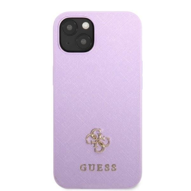 Dėklas Guess Saffiano GUHCP13SPS4MU iPhone 13 mini Purpurinis 2 Dėklas Guess Saffiano GUHCP13SPS4MU iPhone 13 mini Purpurinis 2