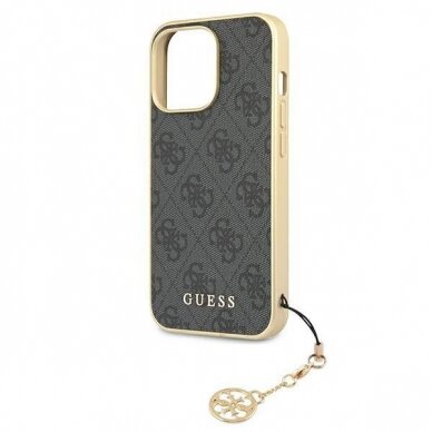 Originalus Guess dėklas GUHCP13XGF4GGR iPhone 13 Pro Max 6,7" Pilkas 4G Charms Collection 5 Originalus Guess dėklas GUHCP13XGF4GGR iPhone 13 Pro Max 6,7" Pilkas 4G Charms Collection 5