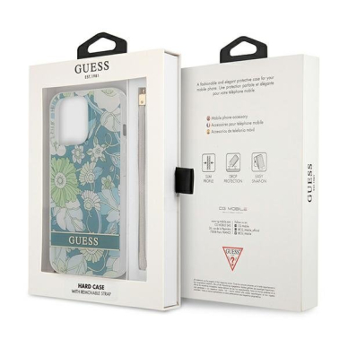 Dėklas Guess Flower Strap GUHCP13XHFLSN iPhone 13 Pro Max Žalias 7 Dėklas Guess Flower Strap GUHCP13XHFLSN iPhone 13 Pro Max Žalias 7