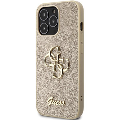 Originalus dėklas Guess GUHCP13XHG4SGD case skirta iPhone 13 Pro Max 6.7 - gold Glitter Script Big 4G 1 Originalus dėklas Guess GUHCP13XHG4SGD case skirta iPhone 13 Pro Max 6.7 - gold Glitter Script Big 4G 1