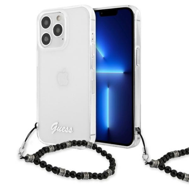 Dėklas Guess GUHCP13XKPSBK iPhone 13 Pro Max Black Pearl Dėklas Guess GUHCP13XKPSBK iPhone 13 Pro Max Black Pearl