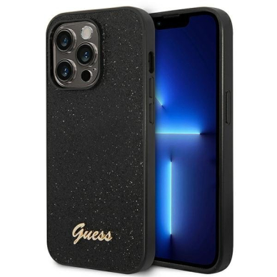 Dėklas Guess GUHCP14LHGGSHK iPhone 14 Pro Juodas Dėklas Guess GUHCP14LHGGSHK iPhone 14 Pro Juodas
