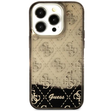 Dėklas Guess Liquid Glitter 4G Transculent GUHCP14LLC4PSGK iPhone 14 Pro Juodas 2 Dėklas Guess Liquid Glitter 4G Transculent GUHCP14LLC4PSGK iPhone 14 Pro Juodas 2