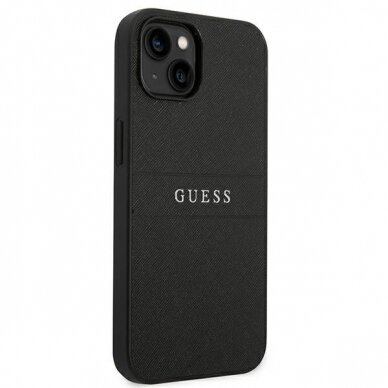 Dėklas Guess Saffiano Strap GUHCP14MPSASBBK iPhone 14 Plus Juodas 3 Dėklas Guess Saffiano Strap GUHCP14MPSASBBK iPhone 14 Plus Juodas 3