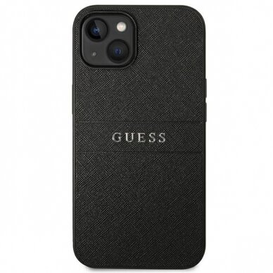 Dėklas Guess Saffiano Strap GUHCP14MPSASBBK iPhone 14 Plus Juodas 5 Dėklas Guess Saffiano Strap GUHCP14MPSASBBK iPhone 14 Plus Juodas 5