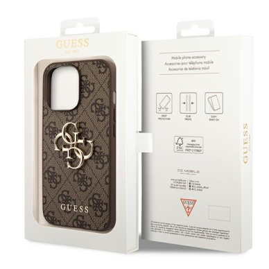Dėklas Guess GUHCP14X4GMGBR iPhone 14 Pro Max Rudas 4