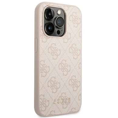 Dėklas Guess 4G Metal Gold Logo GUHCP14XG4GFPI iPhone 14 Pro Max Rožinis 7 Dėklas Guess 4G Metal Gold Logo GUHCP14XG4GFPI iPhone 14 Pro Max Rožinis 7