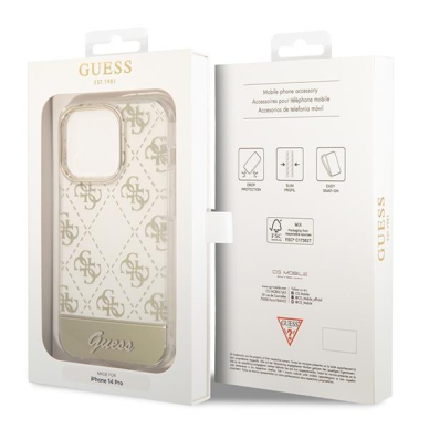 Dėklas Guess Pattern Script GUHCP14XHG4MHG iPhone 14 Pro Max Auksinis 7 Dėklas Guess Pattern Script GUHCP14XHG4MHG iPhone 14 Pro Max Auksinis 7