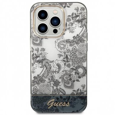Dėklas Guess Porcelain Collection GUHCP14XHGPLHG iPhone 14 Pro Max Pilkas 2 Dėklas Guess Porcelain Collection GUHCP14XHGPLHG iPhone 14 Pro Max Pilkas 2