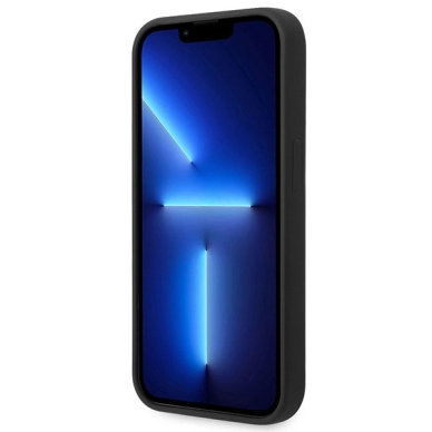 iPhone 14 Pro Max – Guess GUHCP14XSLTGK 6.7" hardcase Silicone Triangle - Juodas/Juodas 4