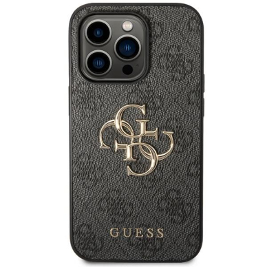 Originalus dėklas Guess GUHCP15L4GMGGR iPhone 15 Pro 6.1 pilkos spalvos/pilkos spalvos hardcase 4G Big Metal Logo 2 Originalus dėklas Guess GUHCP15L4GMGGR iPhone 15 Pro 6.1 pilkos spalvos/pilkos spalvos hardcase 4G Big Metal Logo 2