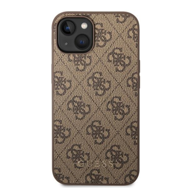 Originalus dėklas Guess GUHCP15MG4GFBR iPhone 15 Plus 6.7 Rudas/Rudas hard case 4G Metal Gold Logo 2 Originalus dėklas Guess GUHCP15MG4GFBR iPhone 15 Plus 6.7 Rudas/Rudas hard case 4G Metal Gold Logo 2