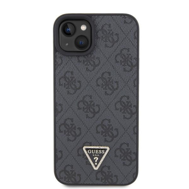 Originalus dėklas Guess GUHCP15SP4TDSCPK iPhone 15 6.1  Juodas hardcase Crossbody 4G Metal Logo 2